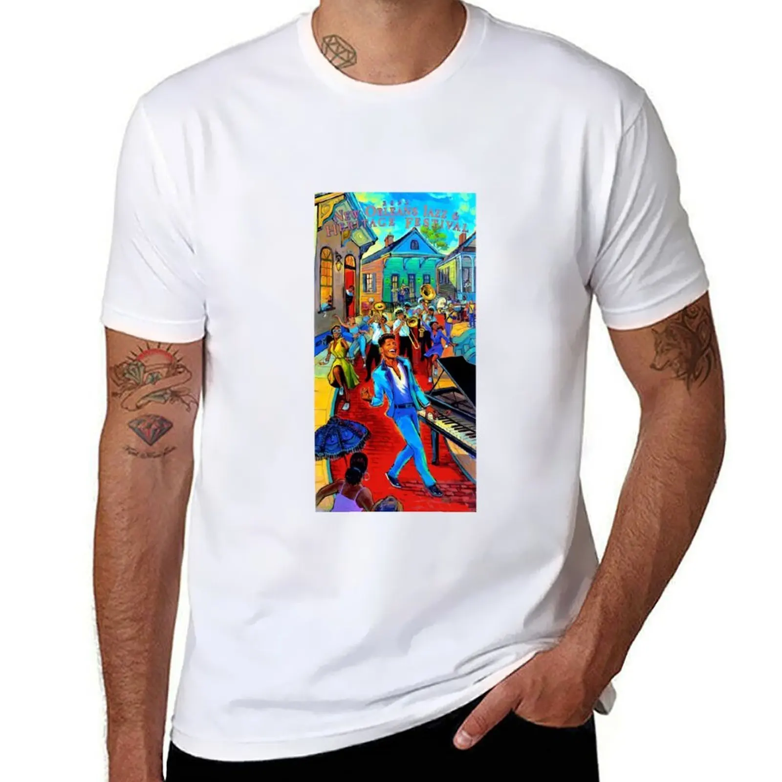 

Jazz 2022 Fest T-Shirt man t shirt luxury cotton t shirts high quality t shirts for man graphic tees T-Shirt