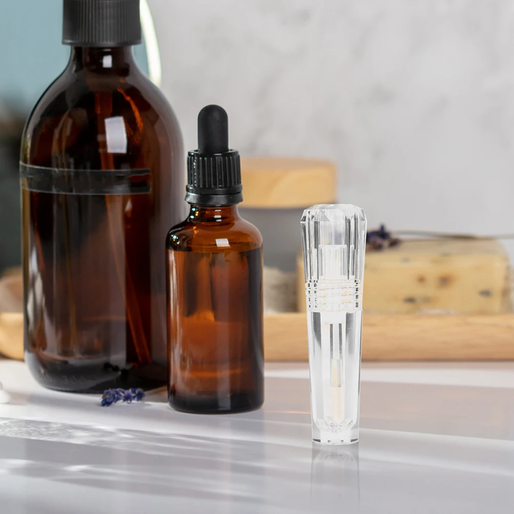 

2Pcs Liquid Eyeshadow Containers 3ml Leakproof Empty Lip Gloss Tubes Travel Refillable Lip Oil Bottles Clear Makeup Supply