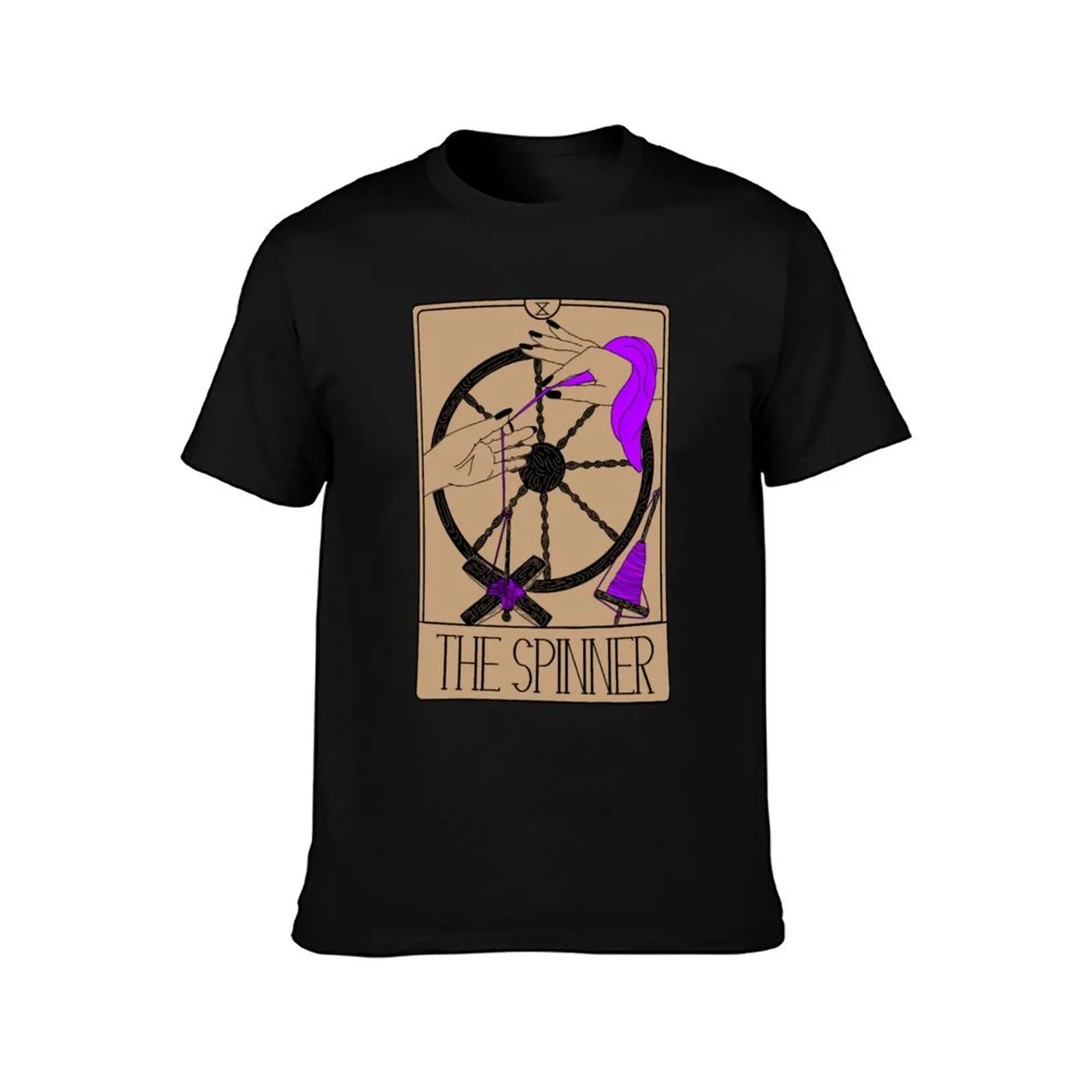 The Spinner Tarot Card T-Shirt Sport Basic Moisture Wicking Tee T-Shirt