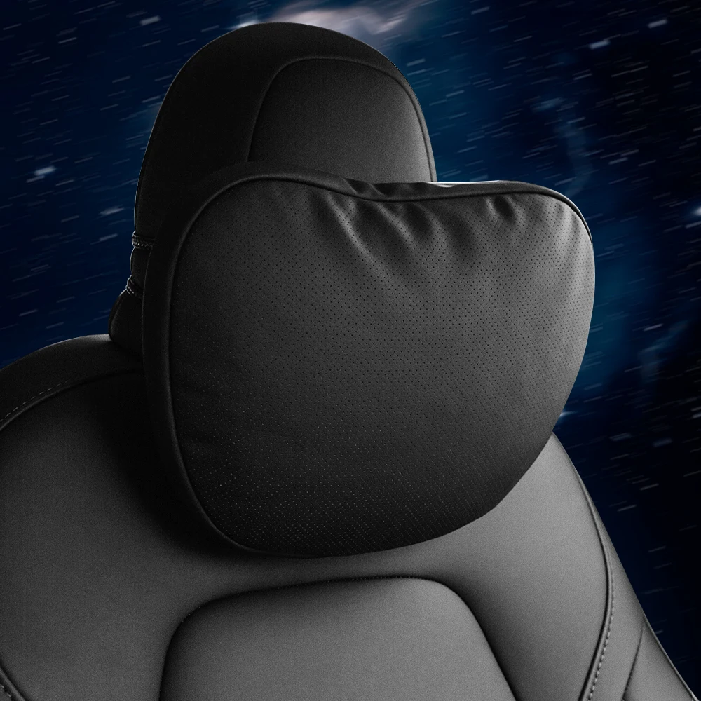 

Top Quality Car Headrest Neck Support Seat Soft Neck Pillow Breathable For Tesla model 3 Y X S Design Universal Protector Neck