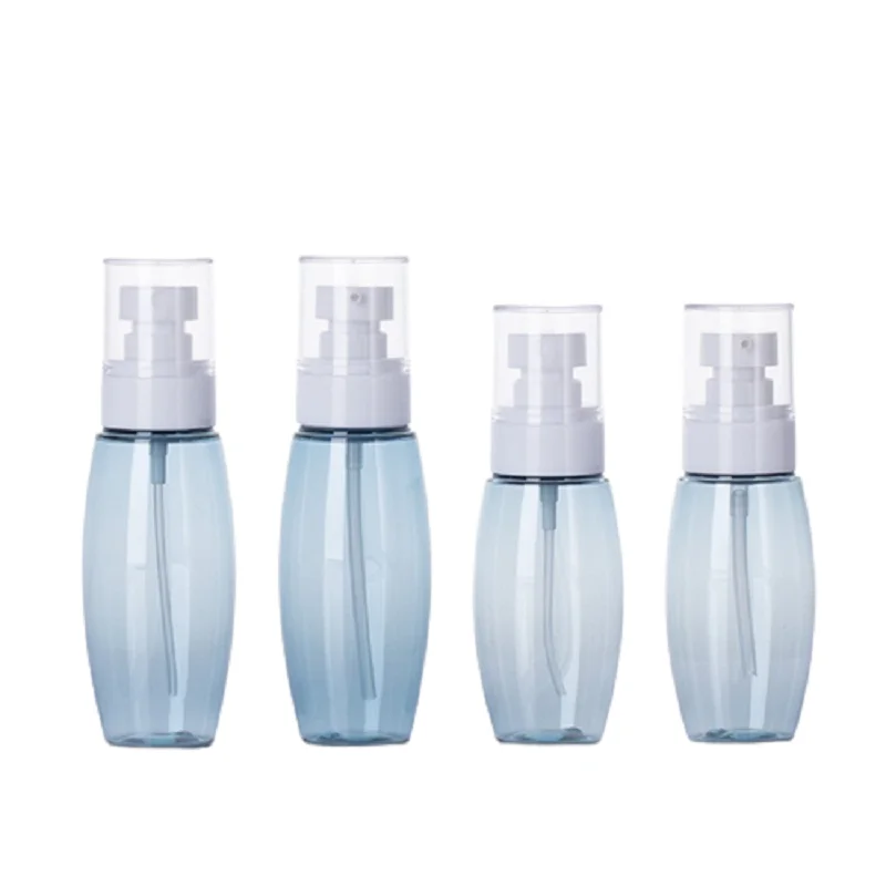 

Plastic Bottle Clear Blue Empty PET Lotion Spray Pump 30Pcs Portable Cosmetic Packaging Container Refillable Bottles