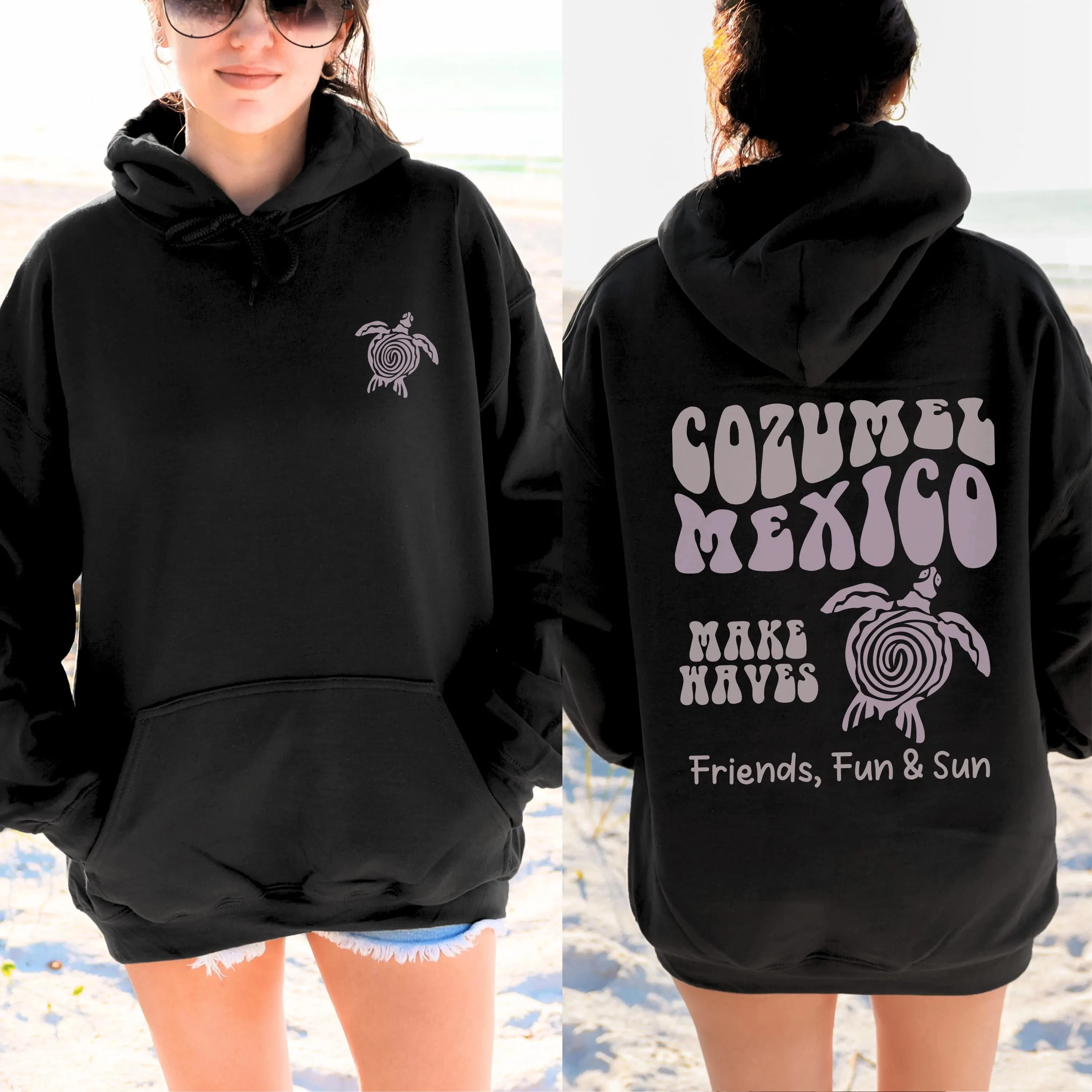 

Cozumel Mexico Hoodie Men's and Women's Long Sleeve Sweatshirt Pullover Y2k Tops Fashion Casual Autumn Winter Clothing Hoodies