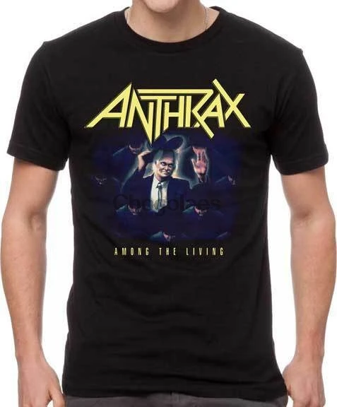 Anthrax Among The Living Heavy Thrash Metal Speed Music Band T Shirt ANT10081