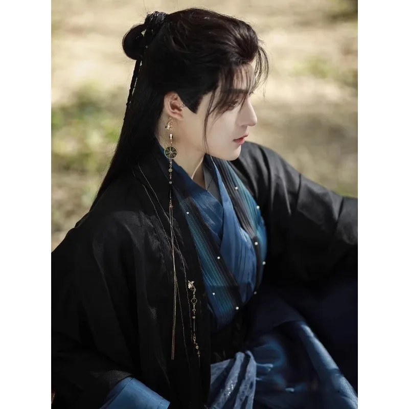 ต่างหูพู่ห้อยเหรียญทองแดงสไตล์โบราณที่ไม่มีหูเจาะสามารถนำมาใช้กับตะขอเกี่ยวหูอุปกรณ์เสริมสำหรับผู้ชายและผู้หญิง