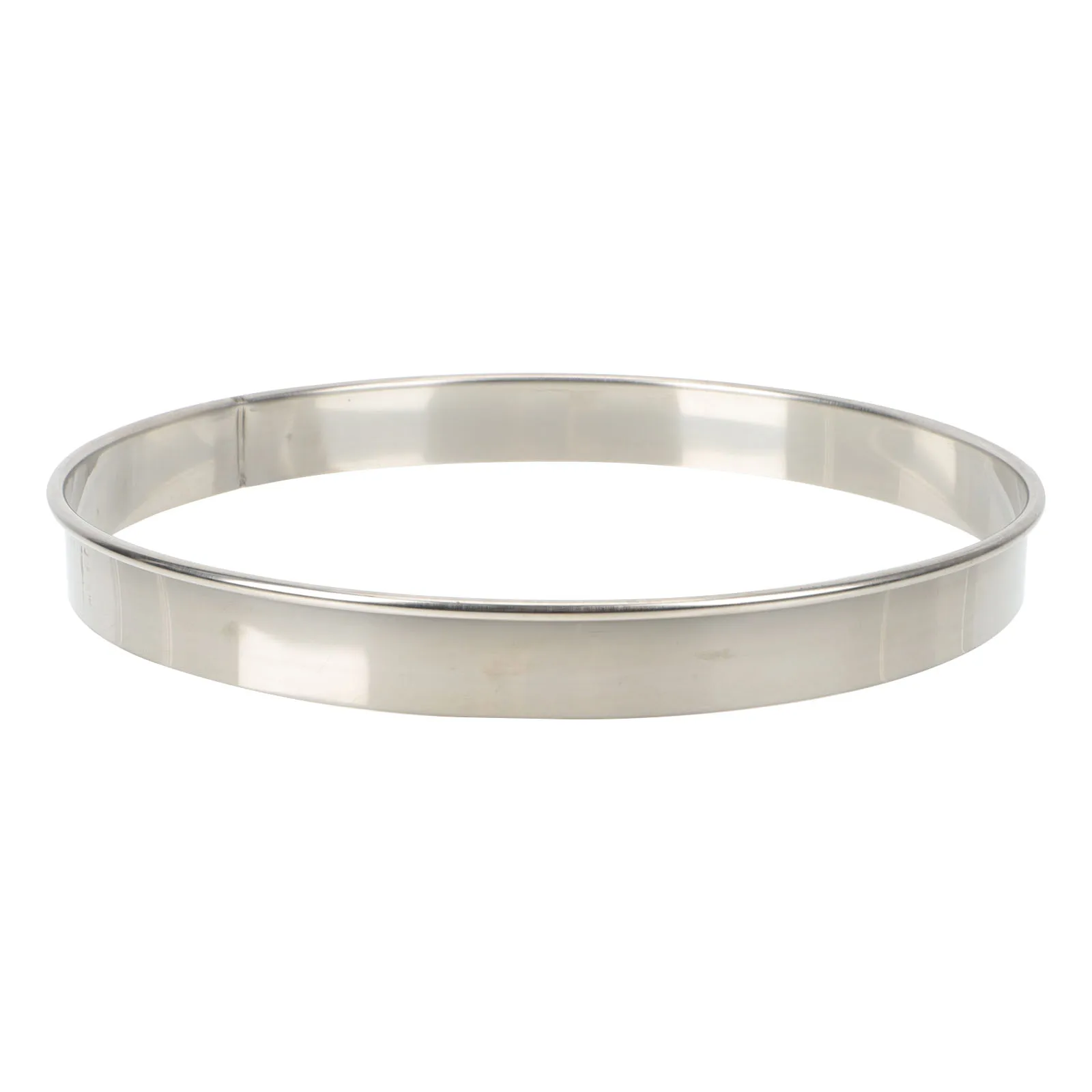 

11 Inch Steel Pizza Ring Deep Feeding Circle Baking Tool Pizza Baking Tool Easy Clean Practical Kitchen Accessory
