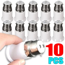 10/1PCS Lamp Sockets Converter B22 To E27 Adapter Conversion Bulb Holder Led Lamps Bulb Anti-burning Anti-aging Accessories