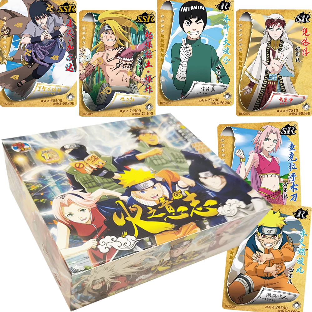 

Action Battle Anime Naruto Collection Cards Highly Popular Characters Uchiha Sasuke Exclusive Character Cards Hobbies Toys Gifts