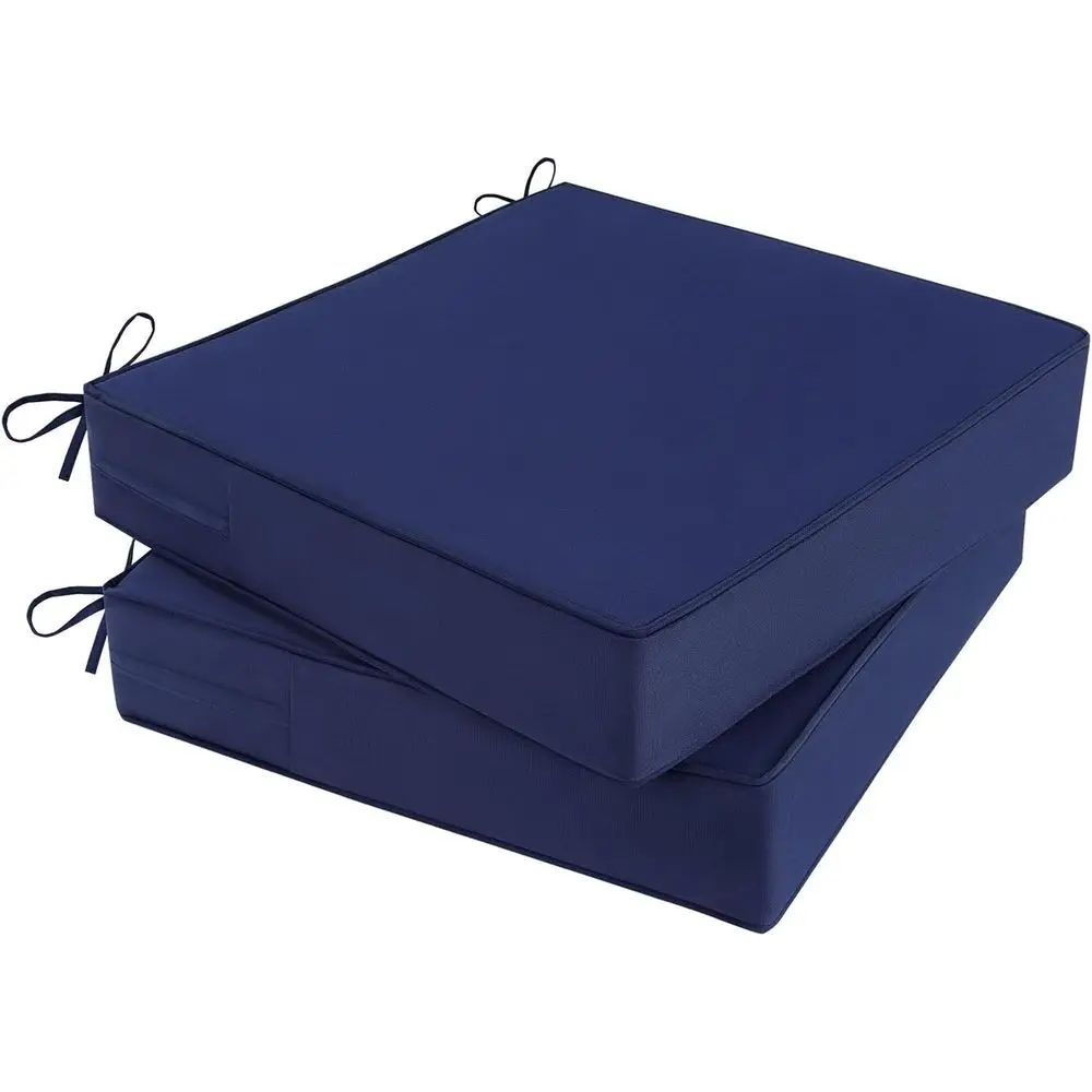 

Outdoor Chair Cushions Set o 2 or Patio urniture 19x19x4 Inch Waterproo Patio Chair Cushion 3 Year Color astnSquare Elastic oam
