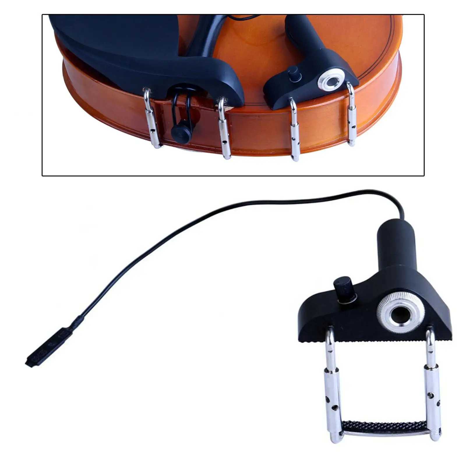 

Violin Pickup Easy to Install Piezo Violin Pickup for Banjo Guitars Harp