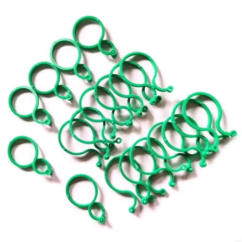 

83XC 50Pcs Plant Clips for Climbing Plant Garden Clips Plant Support Clips for Tomato Gardening Clips Vegetable Clips