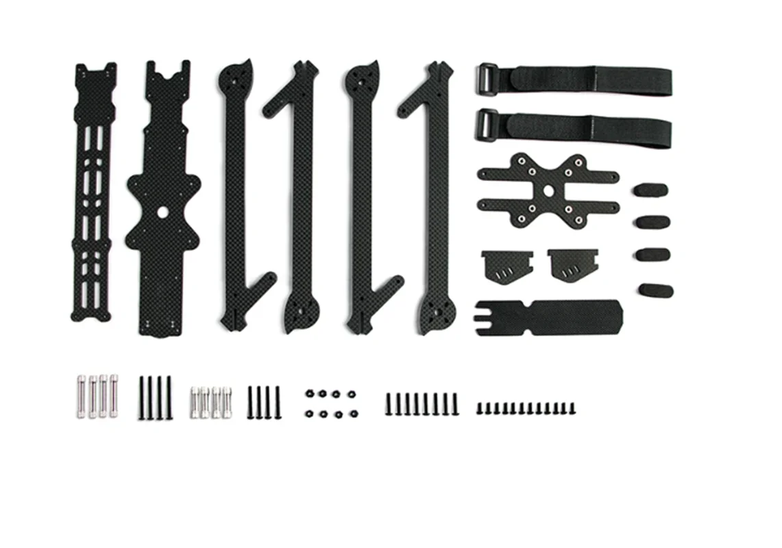 

РАМА FPV XL10 V7 10-дюймовая рама T7 420 мм — углеродное волокно TrueX 420 мм с кронштейнами 7 мм для дальнего действия