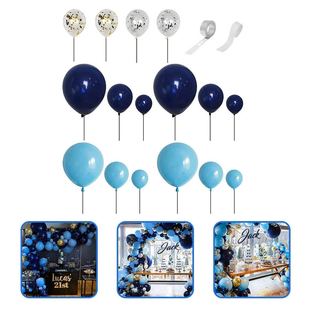 

Blue Balloon Kit Blue Balloon Arch Kit Bright Latex Balloons Decor Arc for Party Birthday Celebrations Festivals