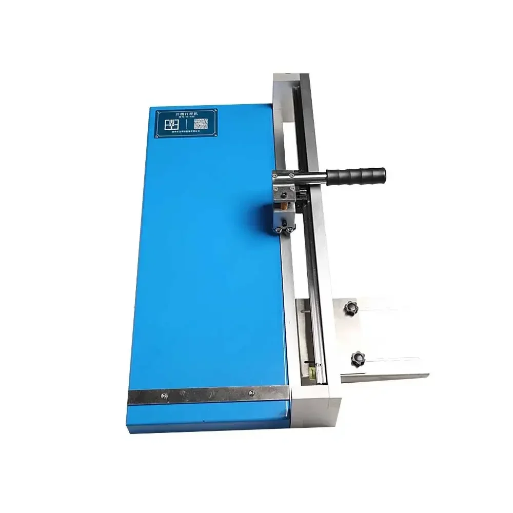 

for 810mm Electric Grey Cardboard Slotting Machine Automatic Slotting Proofing Machine Box V-Groove Cutting Grooving Machine