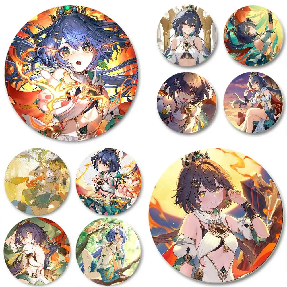 Yunli Animated Game Honkai Star Rail Pins Brooch Cartoon Badge For Friend Backpack Clothes Collect Accessories Jewelry Gift