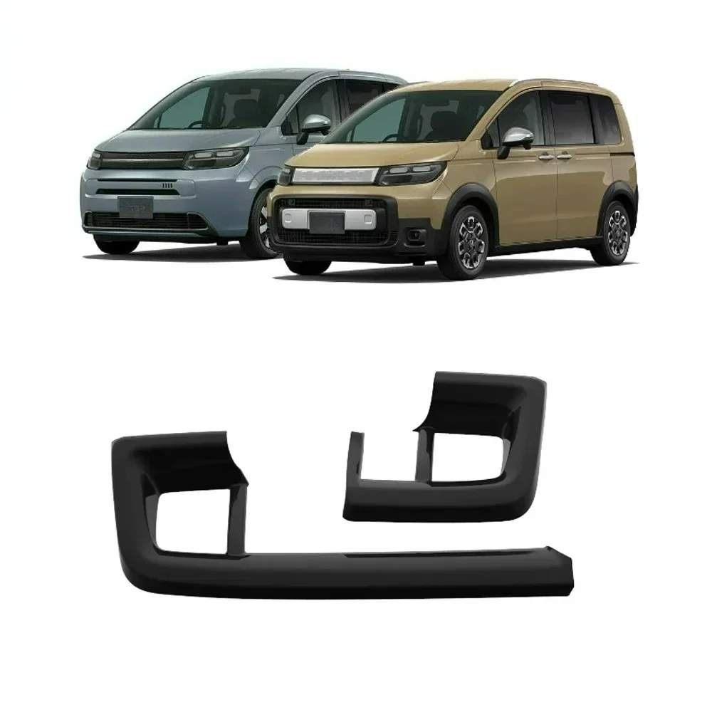 

Car Dashboard LH&RH Water Cup Holder Frame Center Console Trim Strips For Honda FREED AIR CROSSTAR 2024 Glossy Black