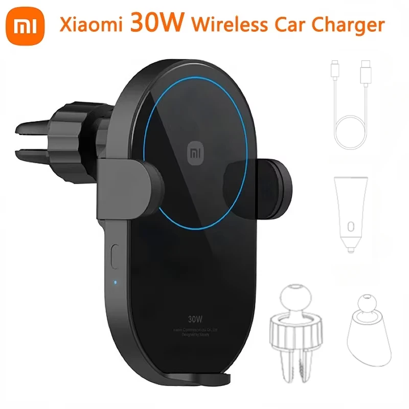 

Xiaomi 30W Max Wireless Car Charger Wireless Fast Flash Charging Power-Off Support Inductive Expansion Holder
