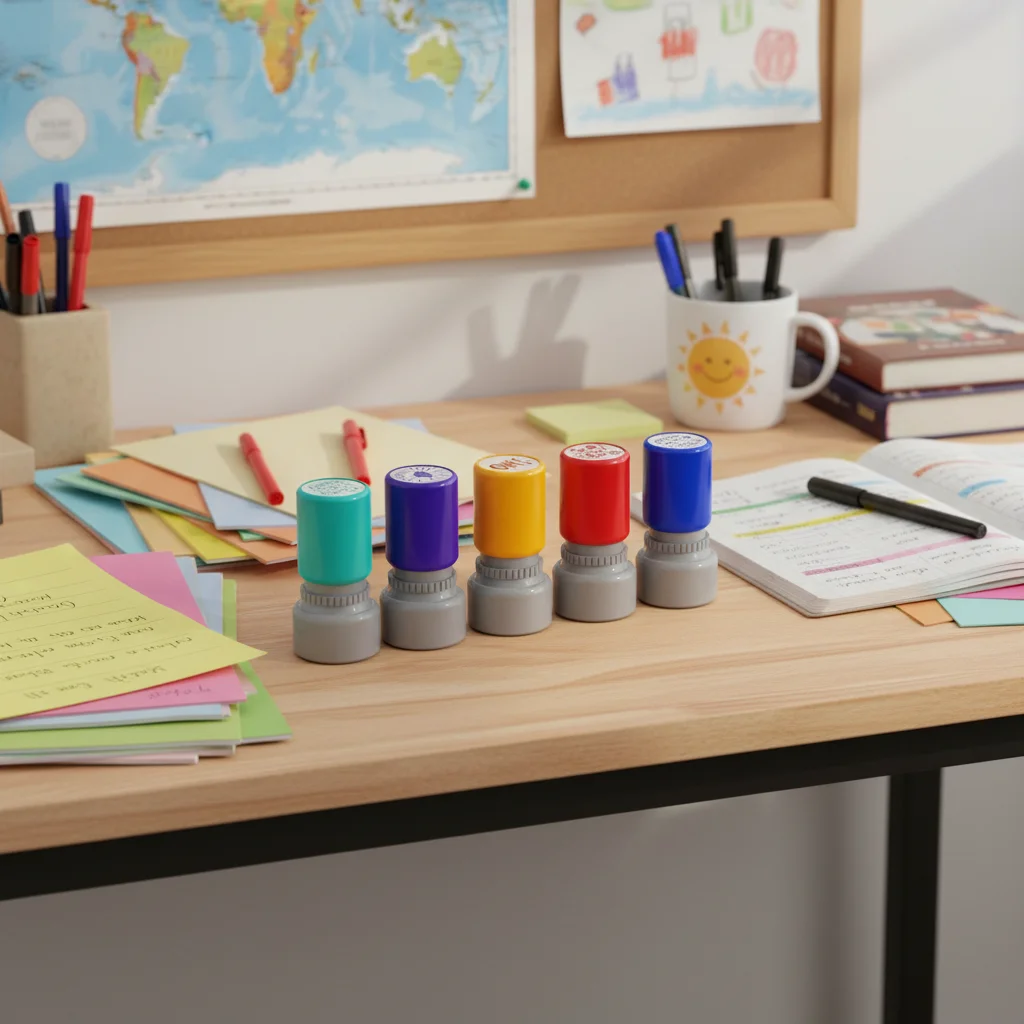 الإبداعية التحبير المعلم تعليق ختم التلقائي النسخة الإنجليزية حفز السلوك التعليمي ختم أداة تشجيع ملونة