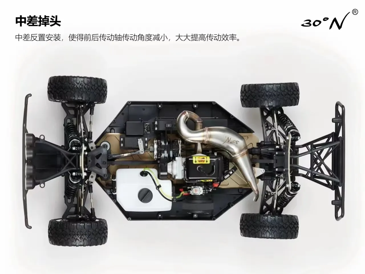 7075 T6 High Strength Aviation Aluminum Alloy Material Large Chassis Upgrade Set for 1/5 LOSI 5IVE-T 2.0 DTT 2.0 ROF