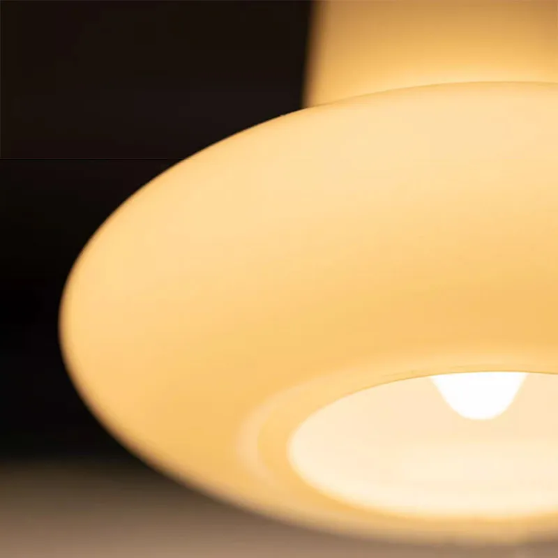 Modern Minimalist Pendant Light Multi-Functional Lighting Dining Room Bedroom Bedside Entryway Bar Island Glass LED Hanging Lamp