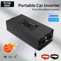DATOUBOSS DN-03 Pure Sine Wave Inverter DC12V-60V to AC220V-240V Portable Car Inverter Continuous Power 2000W Peak Power 4000W