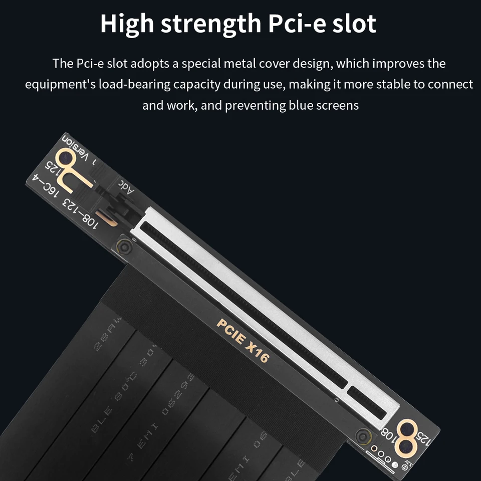 TISHRIC PCIE4.0 PCIE3.0 16X に 16X ライザーカードグラフィック