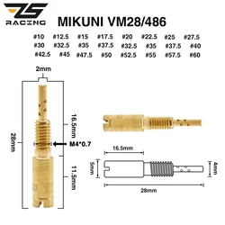 ZS Racing12/24PCS Carburetor Carb Pilot Slow Jet for Mikuni RS34-RS40 TM33 TM36 TM40 TM42 TM45 TM48 HSR42/45/48 HS40 vm26 Cr125