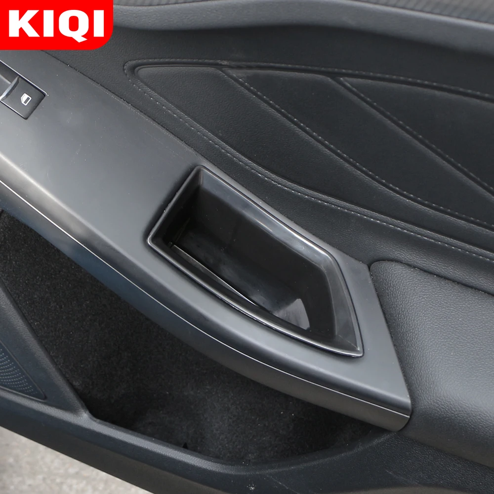 Car Door Storage Box Front Rear Doors Plate Trims for Ford Focus Mk4 2019 2020 2021 ST Line Accessories Auto Styling 2022 2023