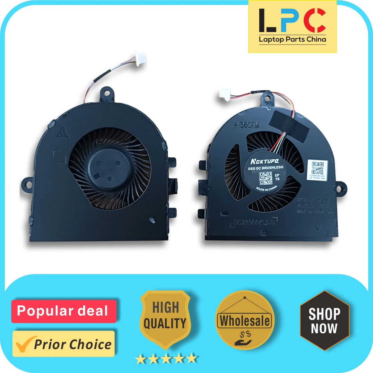 For Dell Inspiron 3480 3481 5493 Latitude 3490 E3490 CPU Cooling Fan 0WYGK2 New Laptop Notebook Cooler Radiator Heat Sink