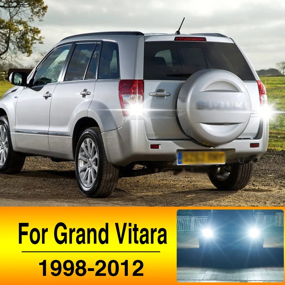 2PCS LED Reverse Light Backup Back Up Lamp For Suzuki Grand Vitara Accessories 1998-2015 2007 2008 2009 2010 2011 2012 2013 2014