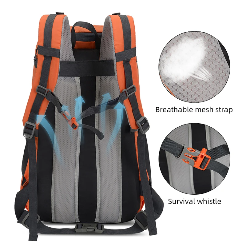 Multi Layer large Capacity Travel Bag Breathable And Comfortable Back Backpack Outdoor Waterproof Design Durable Hiking Bag