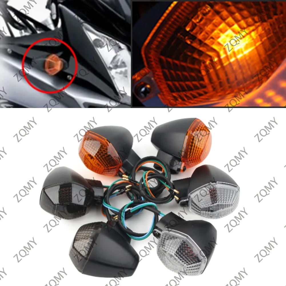 

2Pcs Motorbike Front Turn Signal Brake Light Indicator Bulb Flashing Lamp For SUZUKI V-Strom DL1000 2006-2012 / DL650 2004-2011