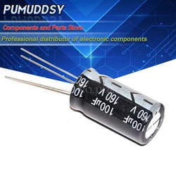 10PCS Higt quality 160V100UF 13*20mm 100UF 160V 13*20 Electrolytic capacitor