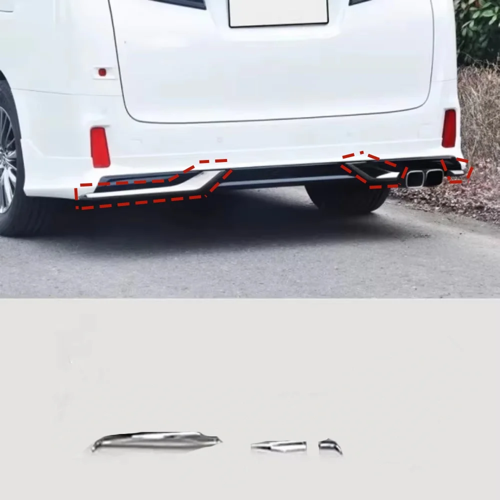

Car Lip Trim Strip Tail Spoiler Trim Strip For Toyota Alphard 2015-2023 Modified New Style Surround Auto Accessories
