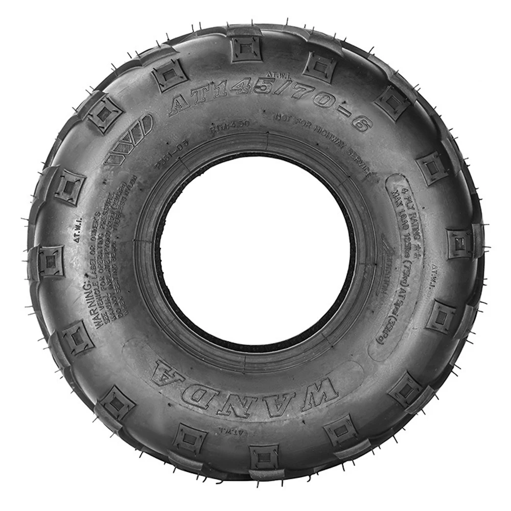 145/70-6 إطارات دون أنابيب 6 بوصة ATV الإطارات لمركبة أربع عجلات 50cc 70cc 110cc صغيرة ATV العجلات الأمامية أو الخلفية #5