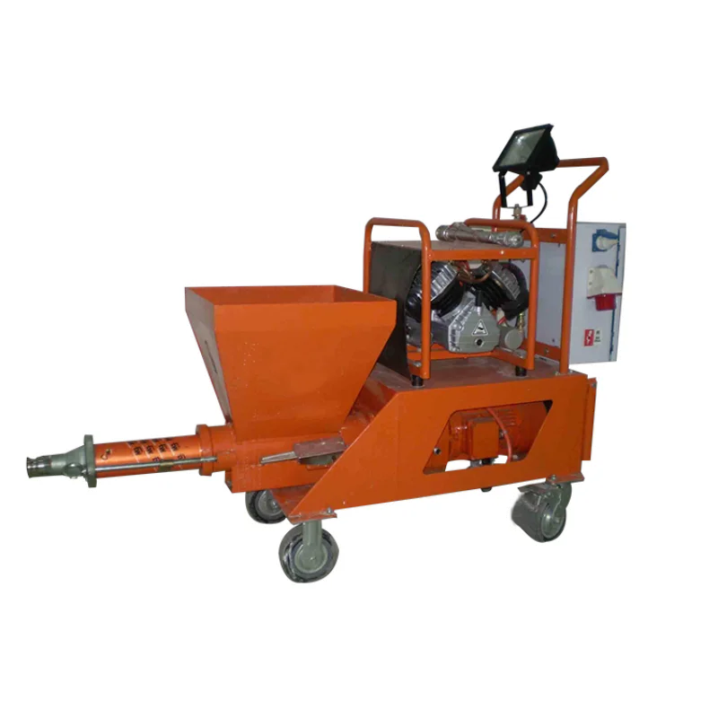 Diesel Engine Cement Mortar Spraying Machine Hand held Cement Sand Mortar Spraying Machine