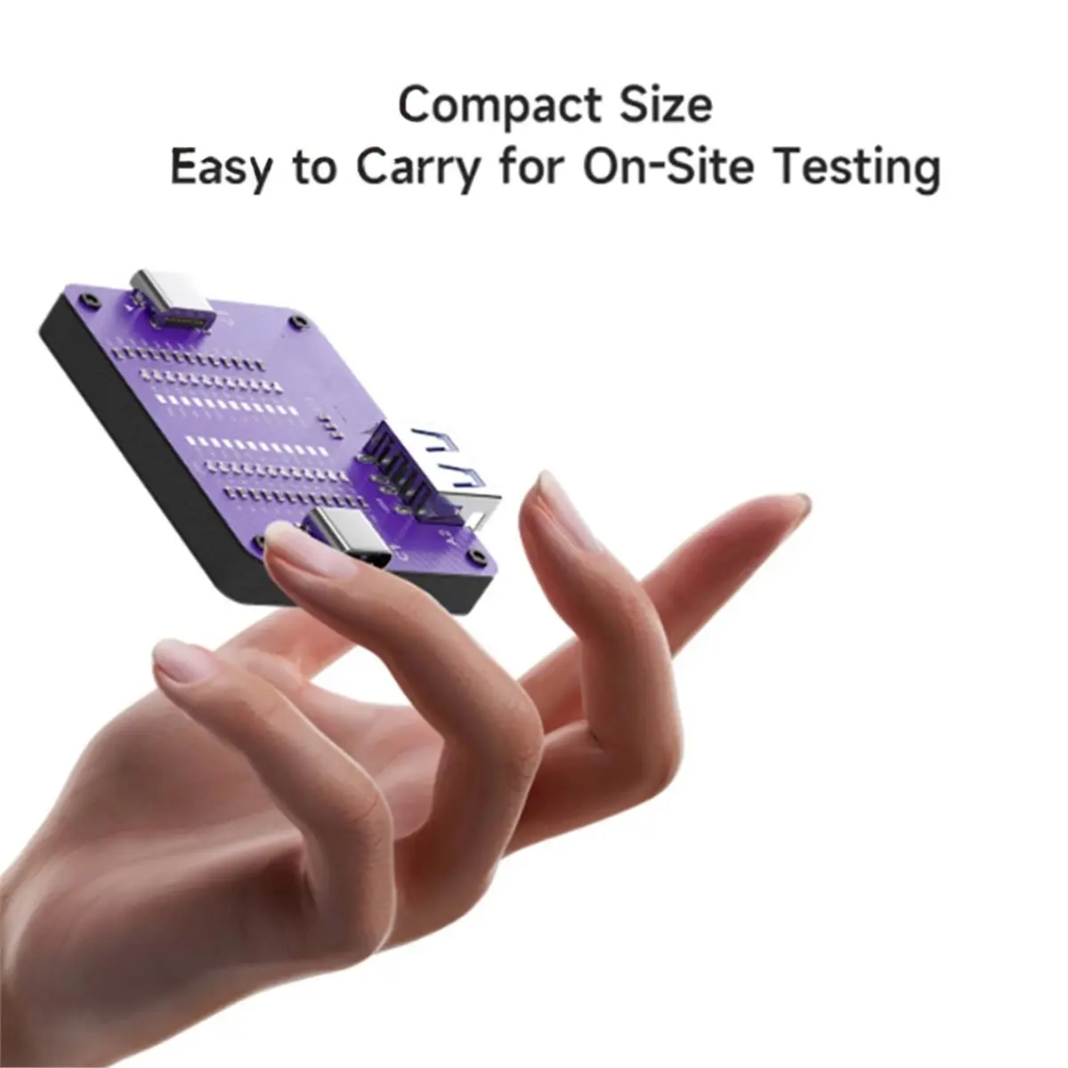 TC-24 Dual-Head Type-C Line Tester Tools for Phones Motherboard Coil Tester Inductor Detector Repair Quick Fault Check