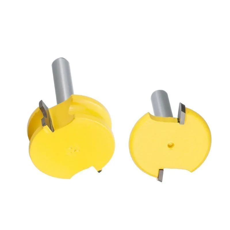 2 pcs 8mm Shank Canoe Flute and Bead Router Bit Set Wood Tenon Cutter T Slot Milling Cutter for Woodworking Tools