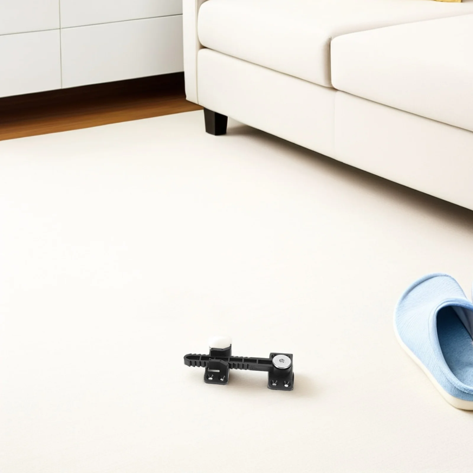 

4Pcs Sectional Sofa Connector Brackets Plastic Invisible Serrated Snap Joint Repair Couch Furniture Fixing 14x6cm 5.5x2.4in