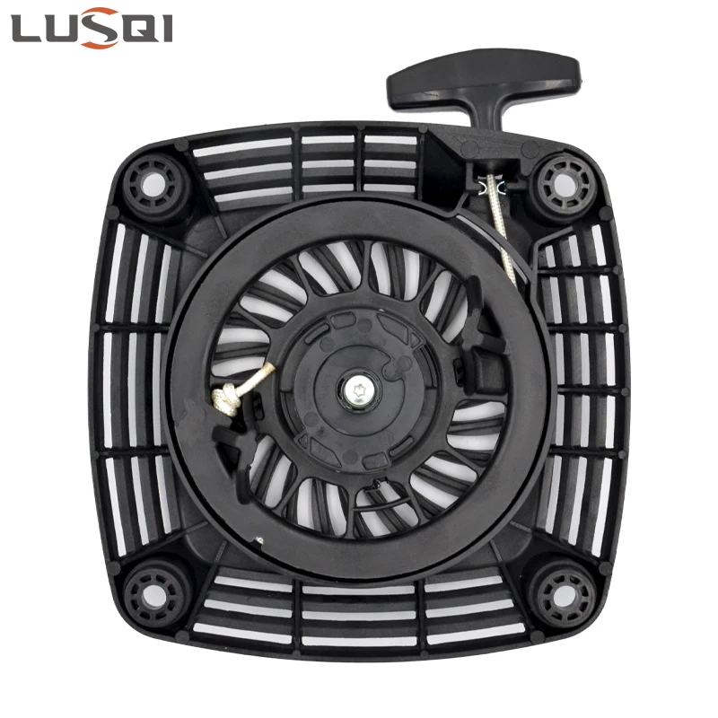 LUSQI Lawn Mower Recoil Starter Trimmer Grass Mower Plastic Case Engine For Kawasaki 490882582 490887023 FJ180V FJ180 DS095