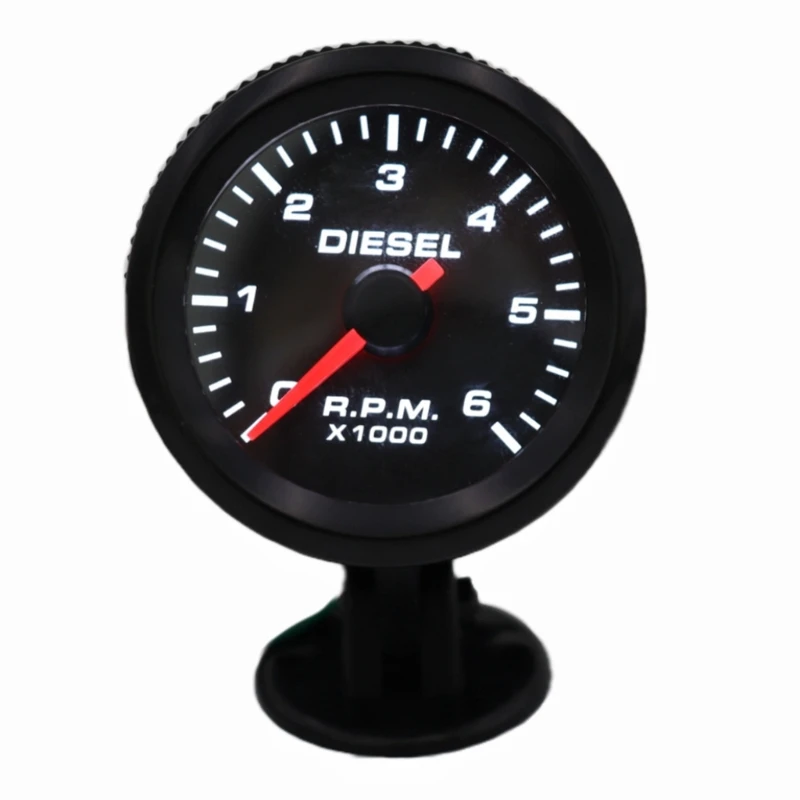 

6000RPM 2Inch 52Mm Diesels Tachometer With Installation Accessories For Accurate Engine RPM Monitoring 68UF