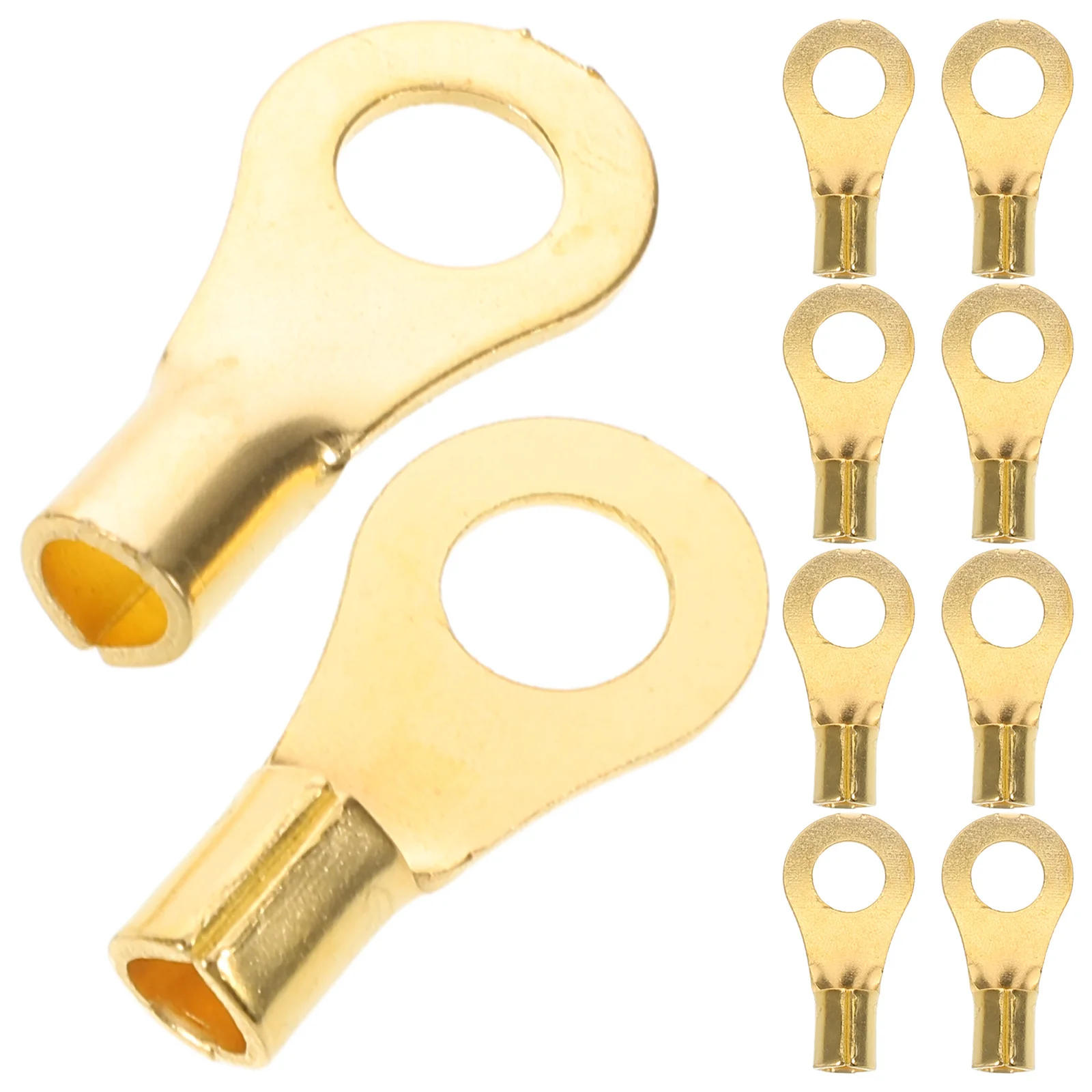 

10Pcs Audio Wire Connectors Car Speaker Terminals O-Type Insulated Electrical Connectors Amplifier Adapter Kit for Marine Boat