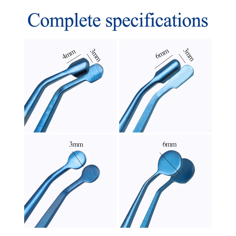 Titanium Alloy Meibomian Gland Forceps Massage Forceps Eyelid Surgery Clip Eye Blockage Removal Physiotherapy Tool