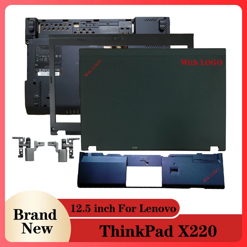 

NEW Laptop Case LCD Back Cover/Front Bezel/Hinges/Palmrest/Bottom Base For Lenovo ThinkPad X220 Laptops Sleeve