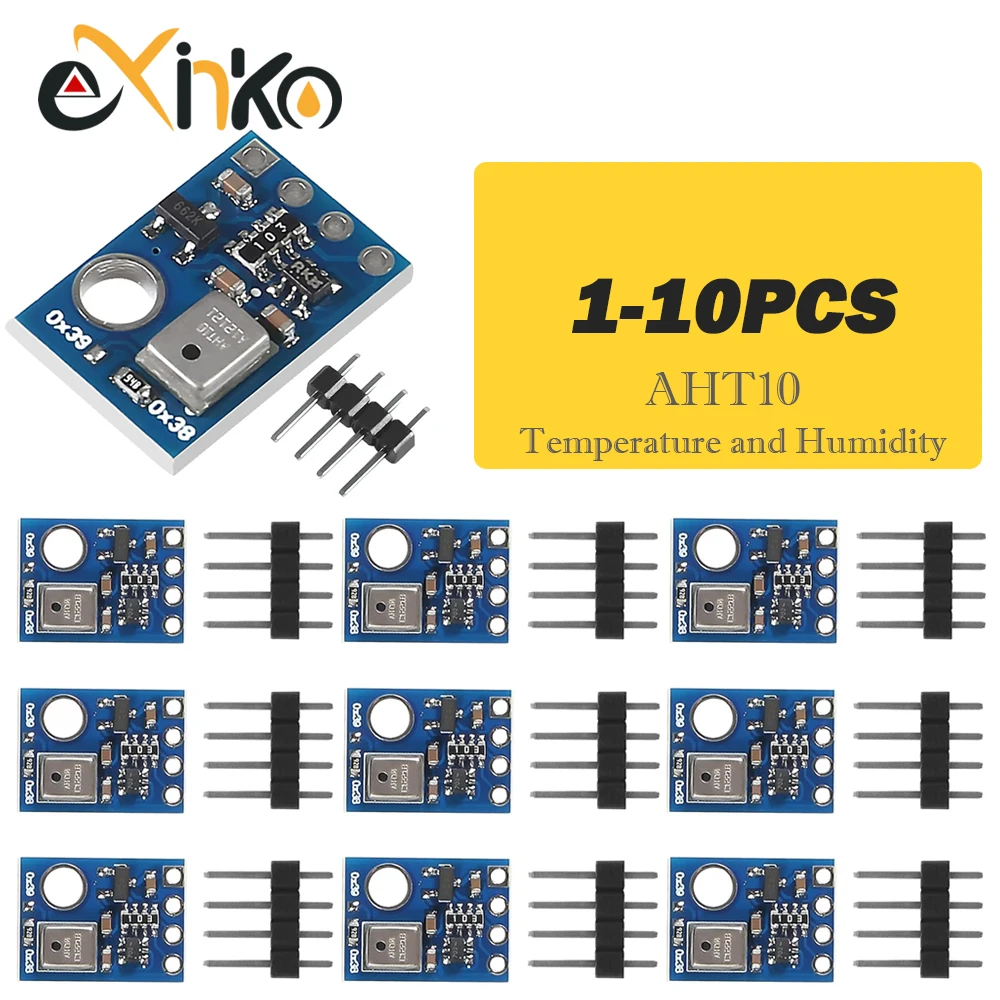 AHT10 High Precision Digital Temperature and Humidity Sensor Measurement Module I2C Communication Replace DHT11 SHT20 AM2302