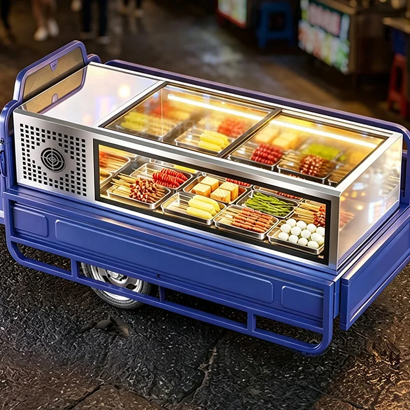 Countertop Refrigerated Display Cases, Mobile Freezers, Commercial Refrigerated and Frozen Barbecue Display Cases (Customized)