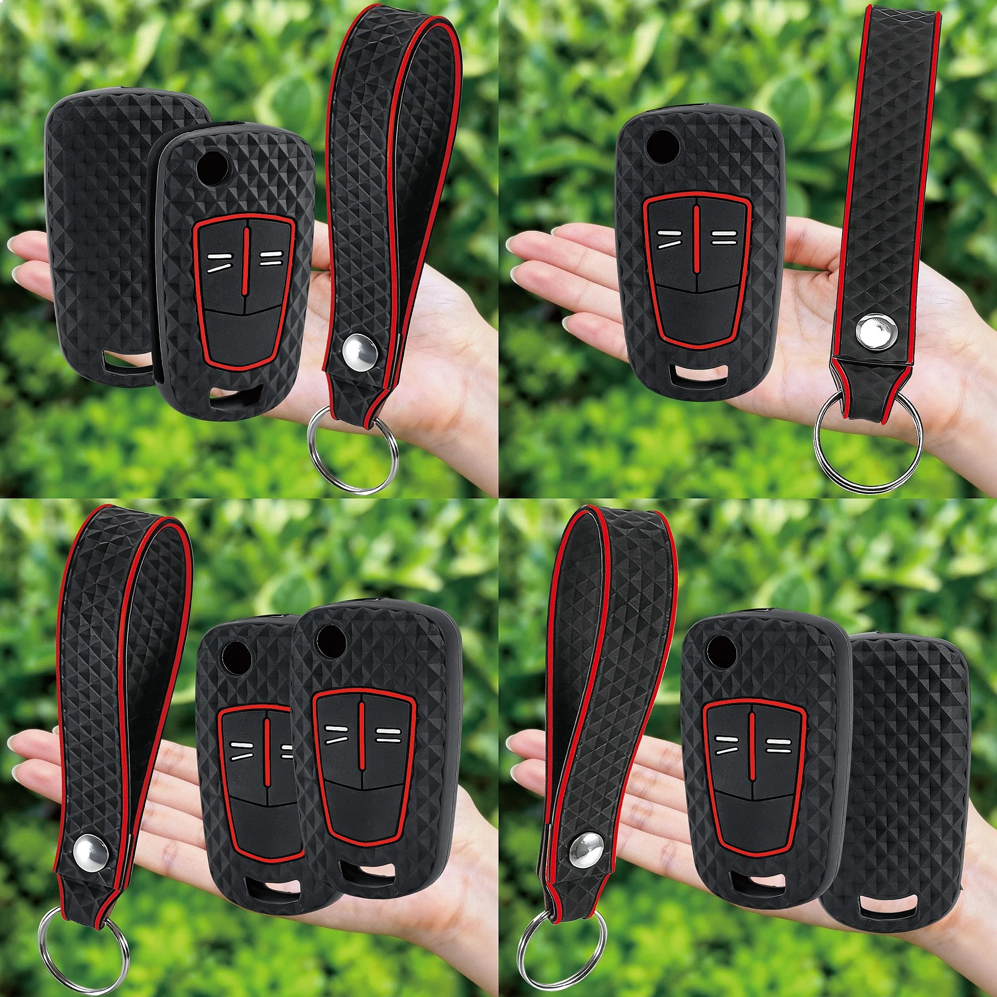 Car Remote Key Fob Cover Case Shell Keychain for Opel Vauxhall Astra J Corsa D Insignia Vectra C Zafira 2 Button