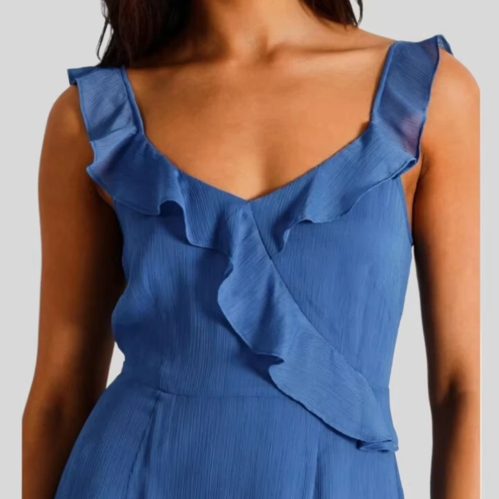 우아한 v-목 a 라인 댄스 파티 드레스 백리스 플리츠 롱 드레스 여성을위한 절묘한 고품질 저녁 파티 가운 맞춤형