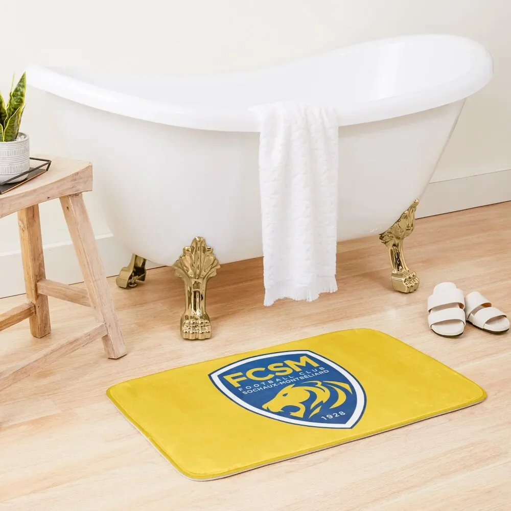 

Sochaux fc Bath Mat For Toilet Bathroom Shower Curtain Carpet Living Room Mat