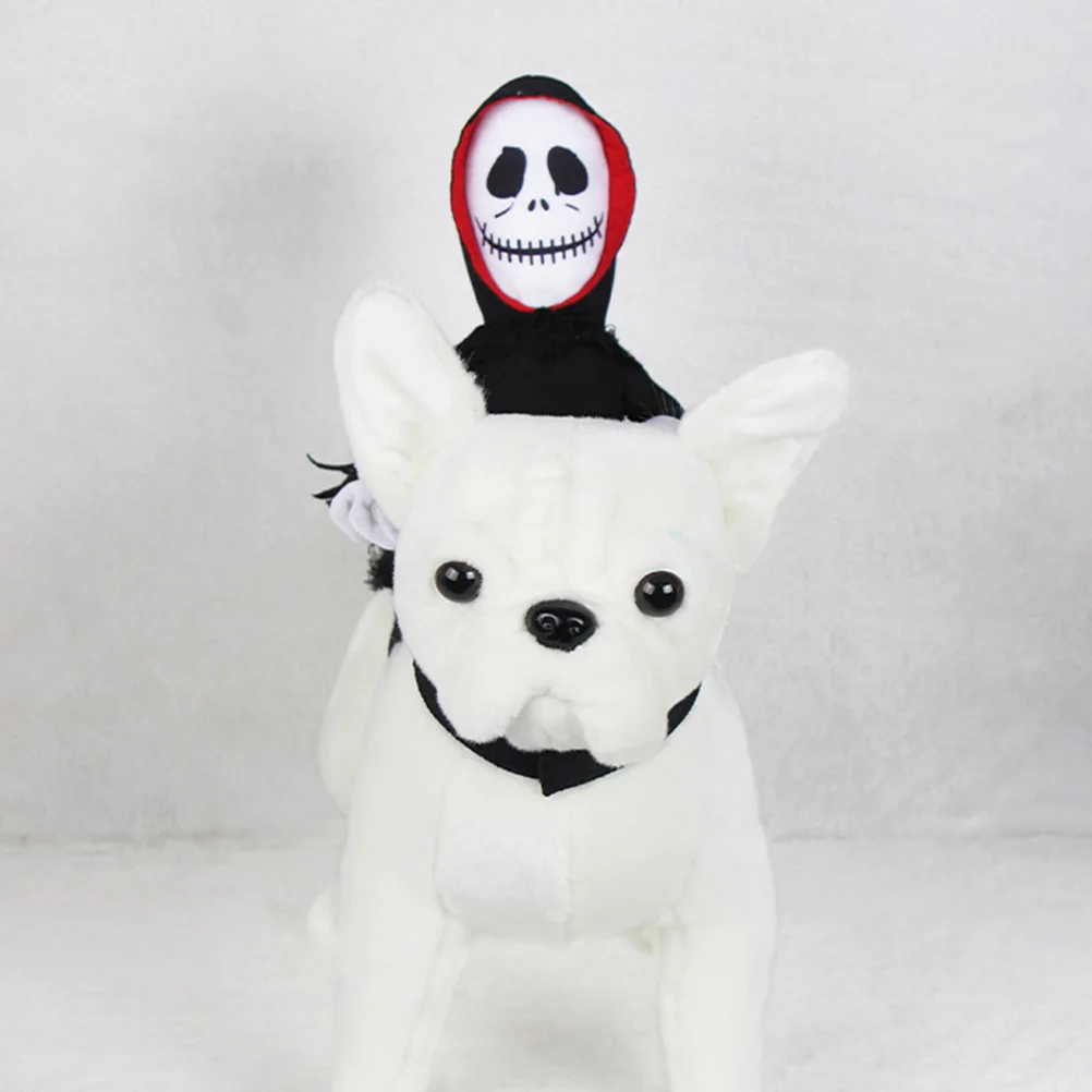 

Pet Ghost Outfit Decorative Clothes Cloak Dog Costume Halloween Prop Cape Gift Material Comfortable Design Realistic Shape