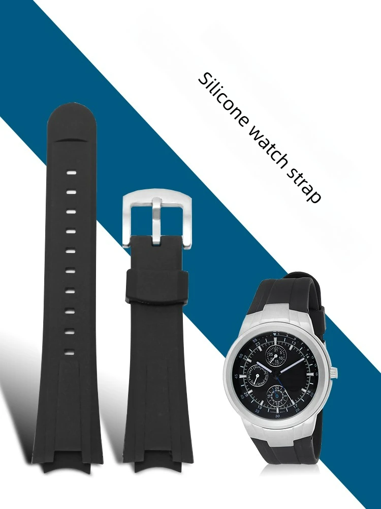 Correa de reloj de silicona suave para hombre, correa de repuesto para Casio EDIFICE Serie EF-305D